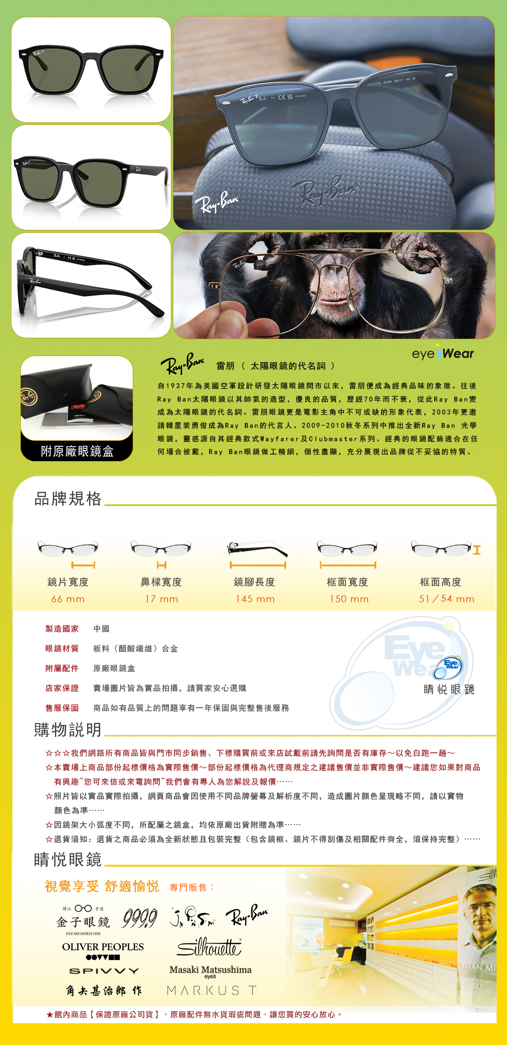 Ray Ban,手工眼鏡,眼鏡,偏光鏡片,太陽眼鏡,偏光太陽眼鏡,RB 4392D 601/9A